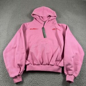 Scuffers Sign Hoodie Womens XS Pink Withlove Graphic Pullover Cotton Portugal